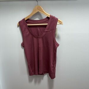 A New Day Pink Fitted Sleeveless Tank Top